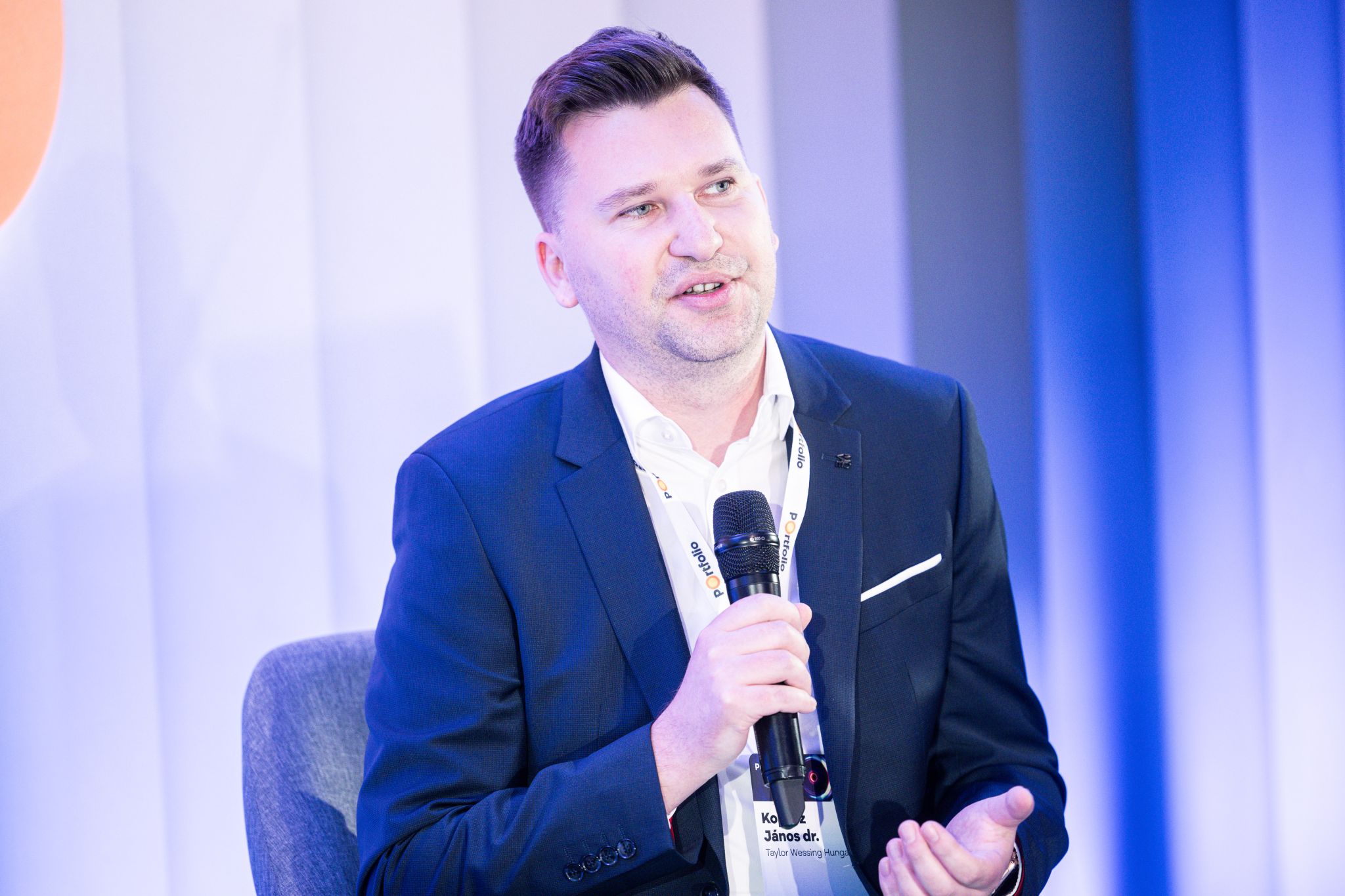 On stage at Portfolio Digital Compliance 2026