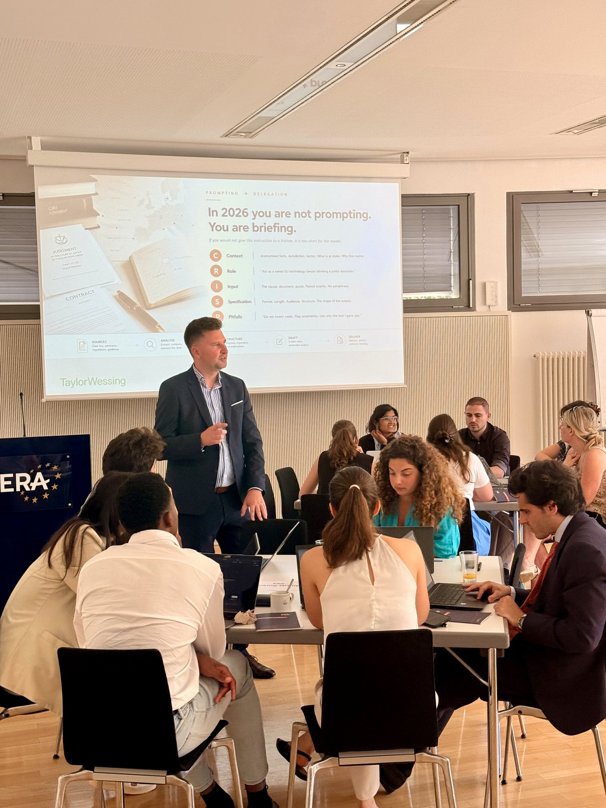 Teaching at the Academy of European Law (ERA), Young European Lawyers Academy, Trier
