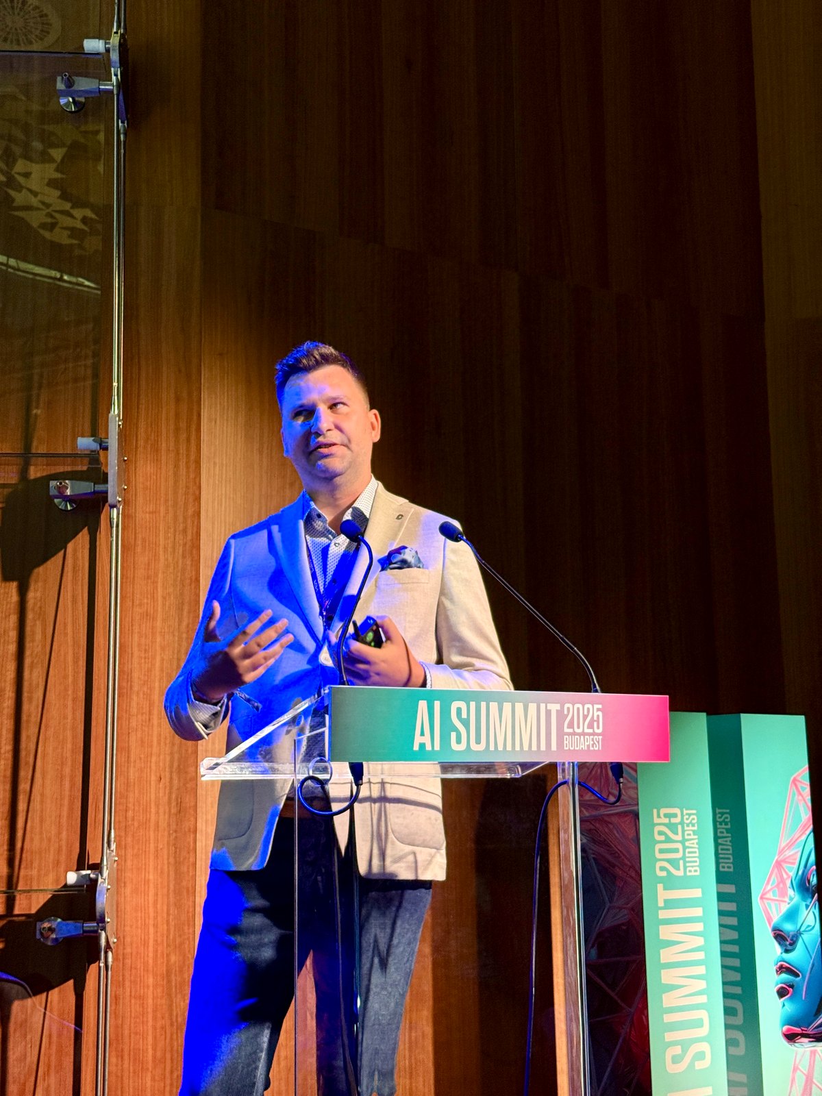 Speaking at AI Summit Budapest